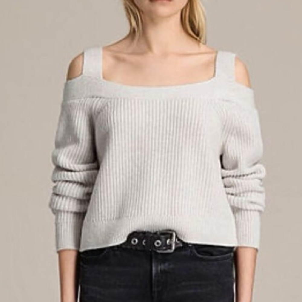All Saints Off-Shoulder Sweater